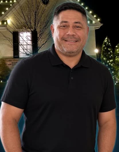 Eric Evans, Army veteran and owner of Operation Clean Freedom, from his existing holiday story ad